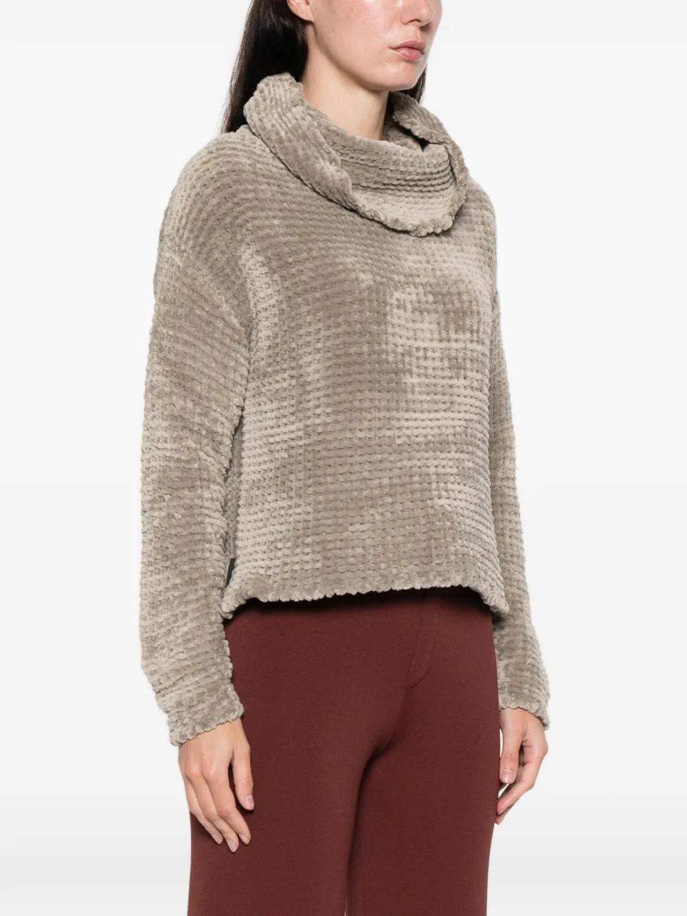 Roberto Ricci Designs Textured Roll-neck Sweater In Neutral
