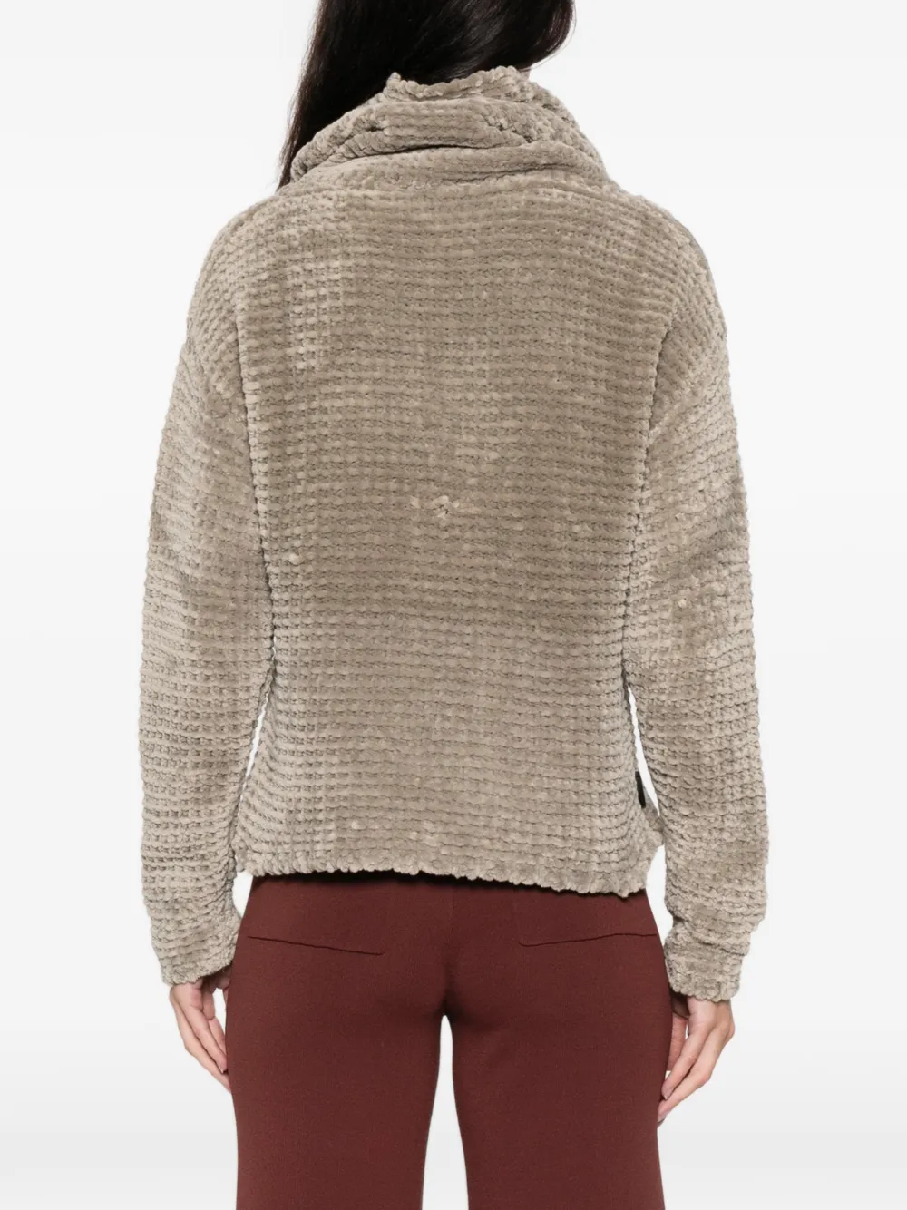 Roberto Ricci Designs Textured Roll-neck Sweater In Neutral