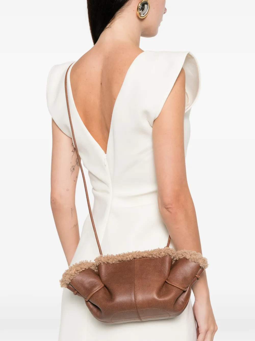 Hereu Arta knot-detailing tote bag - Bruin