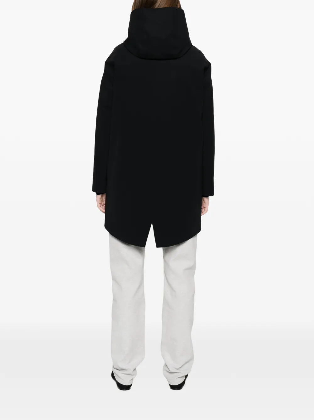 Roberto Ricci Designs hooded zip-fastening coat Zwart