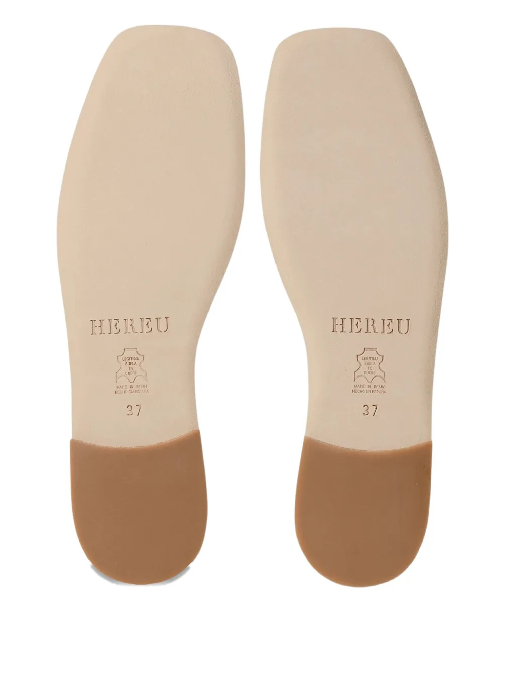 Hereu Llasada Knot-detail Ballet Flats In Brown