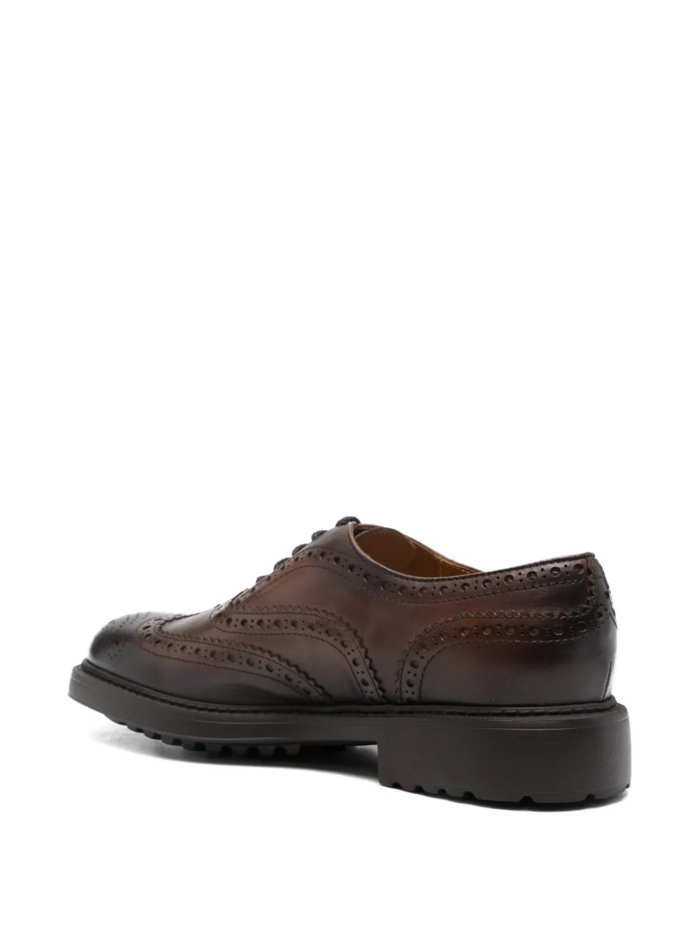Doucal's brogue leather oxford shoes Bruin
