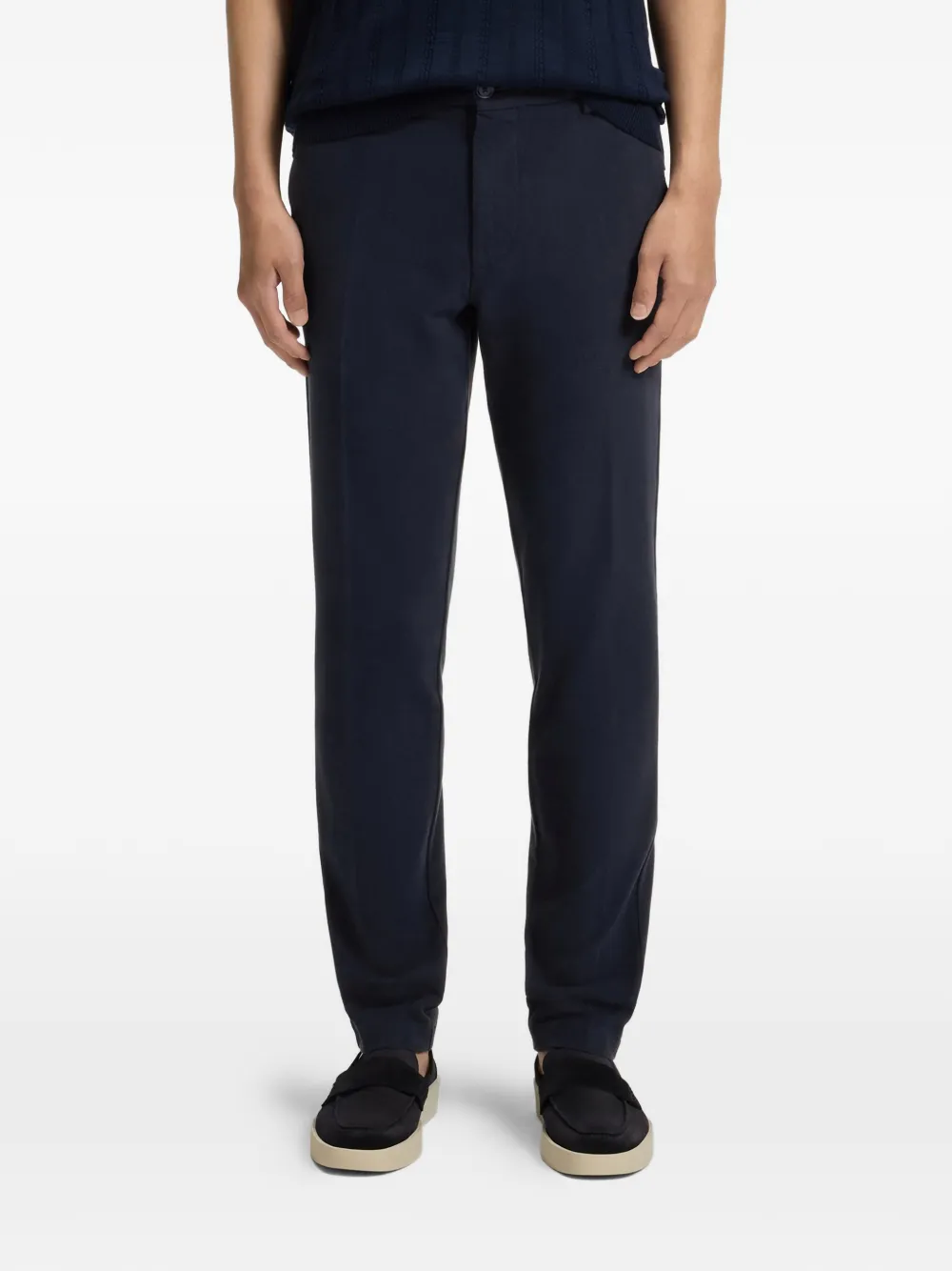  Boss Button Trousers - Blue 
