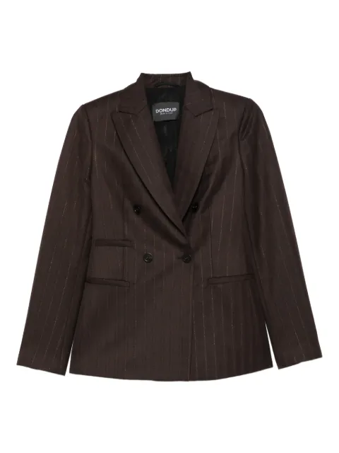 DONDUP pinstripe double-breasted jacket