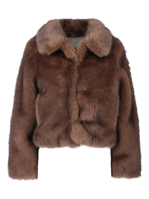 DUNST fur-faux jacket