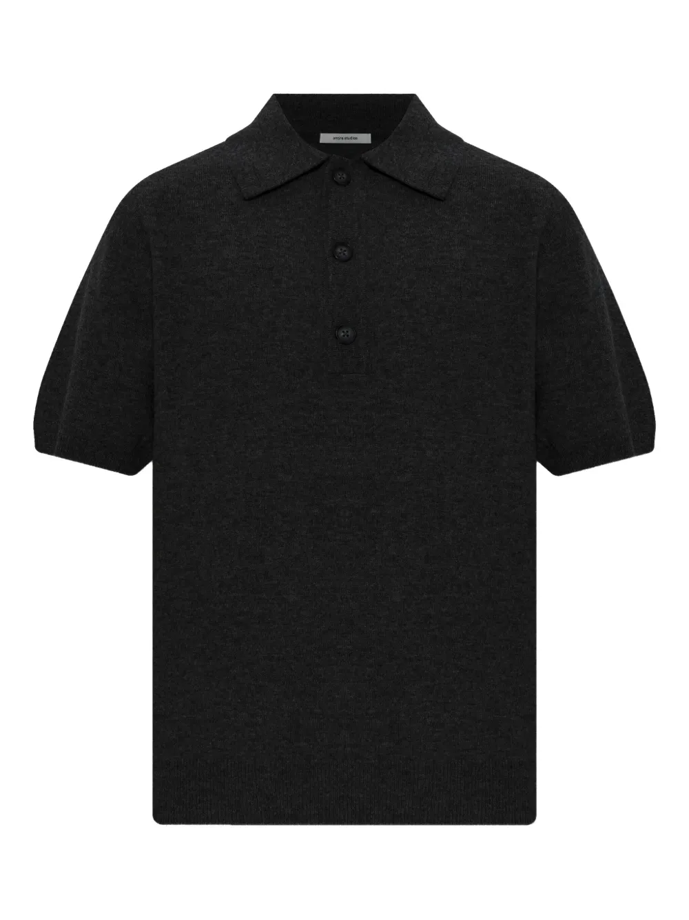 ENTIRE STUDIOS playera tipo polo con botones | gris | Image 1