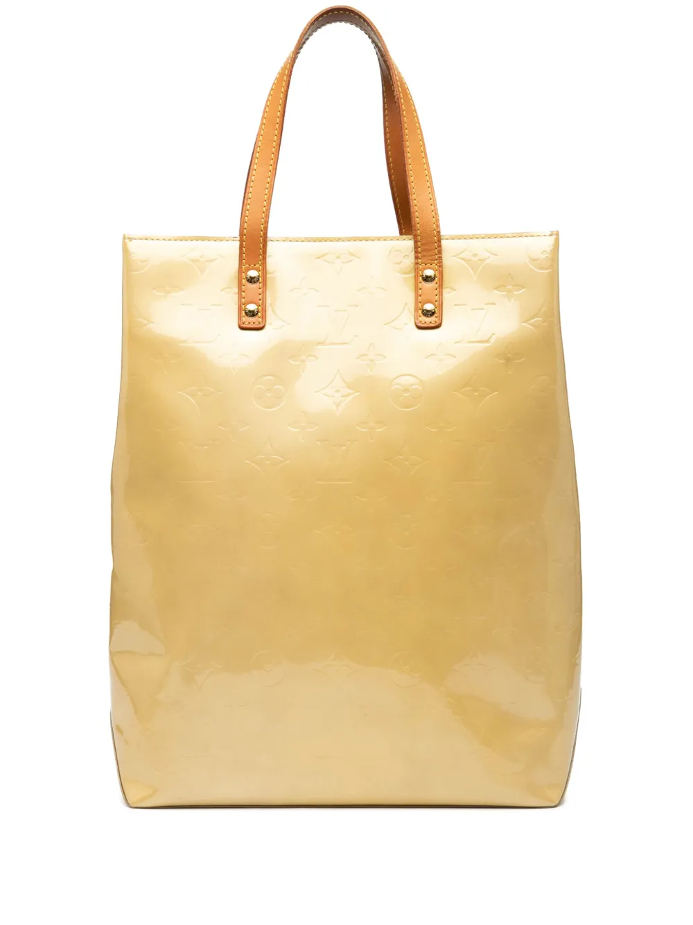 Louis Vuitton Pre-Owned 2001 モノグラム ヴェルニ リード MM ハンドバッグ - ブラウン Louis Vuitton Pre-Owned 2001 モノグラム ヴェルニ リード MM ハンドバッグ - ブラウン