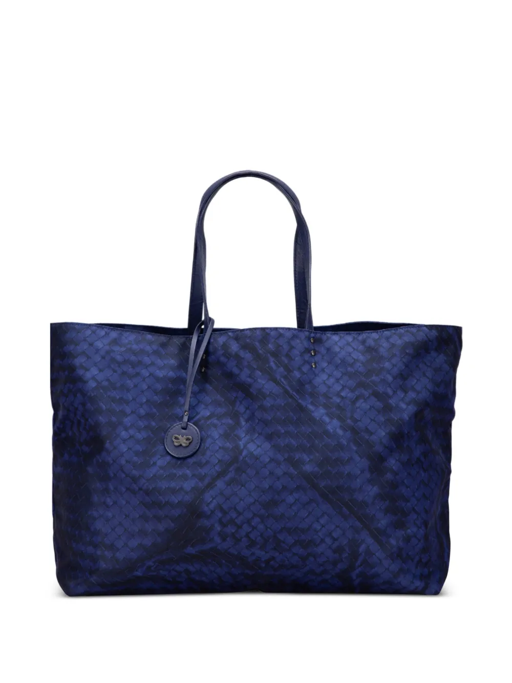 Bottega Veneta Pre-Owned 2012-2025 Nylon Intrecciolusion tote bag - Blu