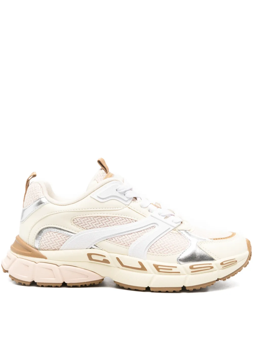 Guess Usa Bevalli Logo-lettering Sneakers In Multi