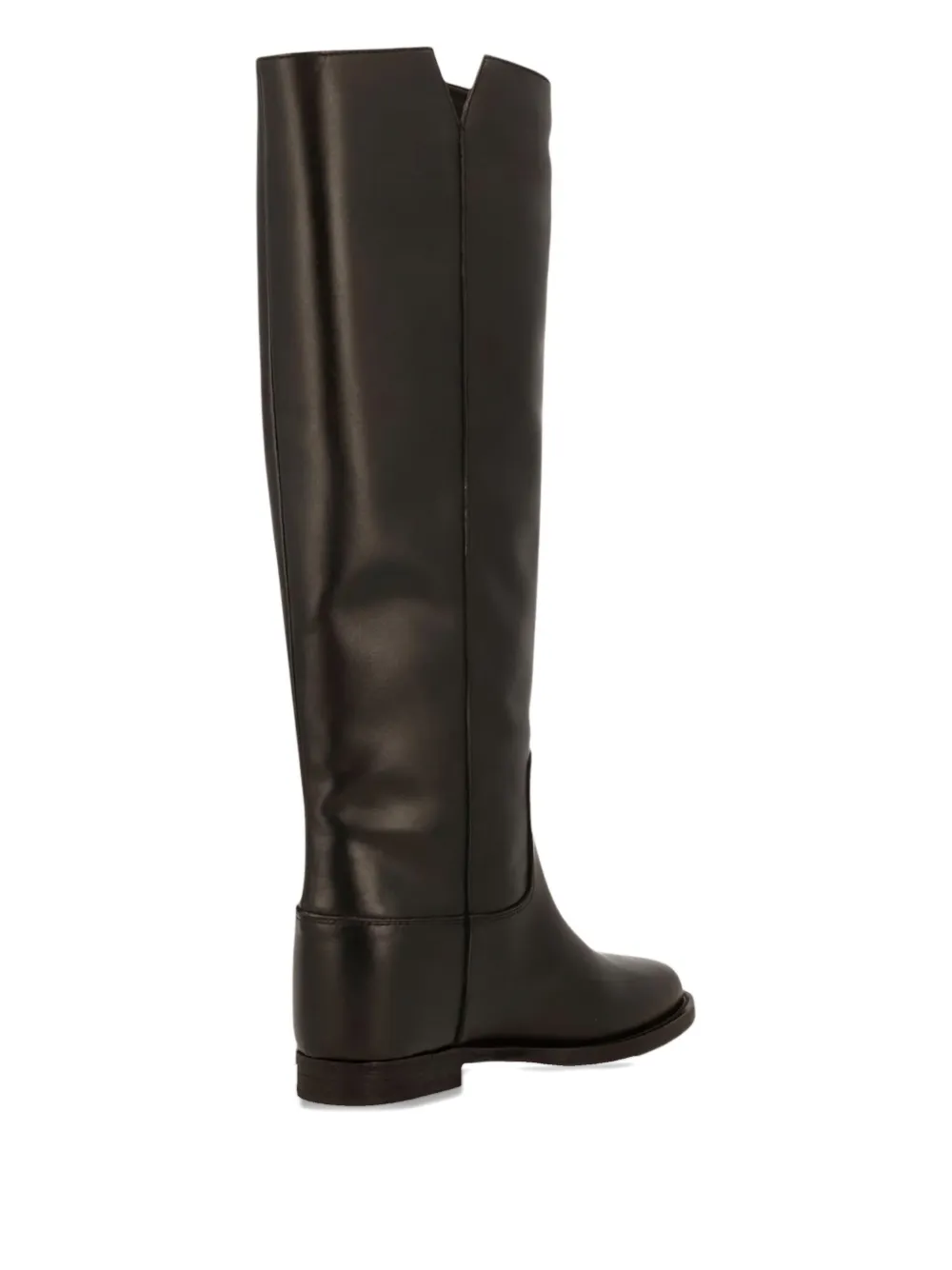 Via Roma 15 Metalen leren laarzen Bruin