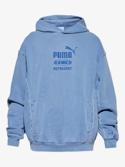 PUMA suéter con capucha y logo bordado en colaboración con Represent