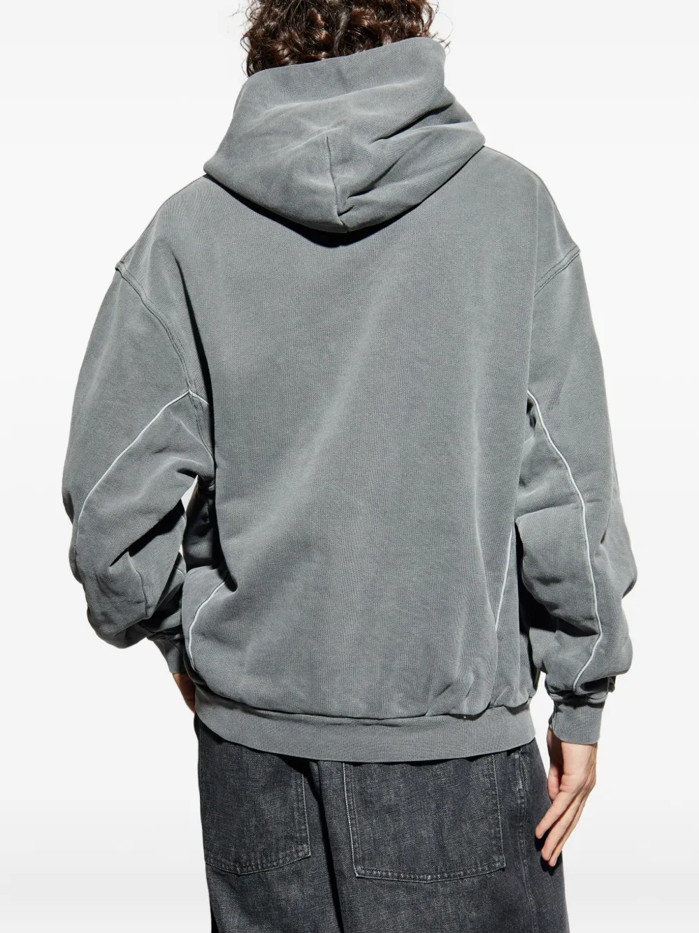 PUMA x Represent trui met geborduurd logo en capuchon Grijs