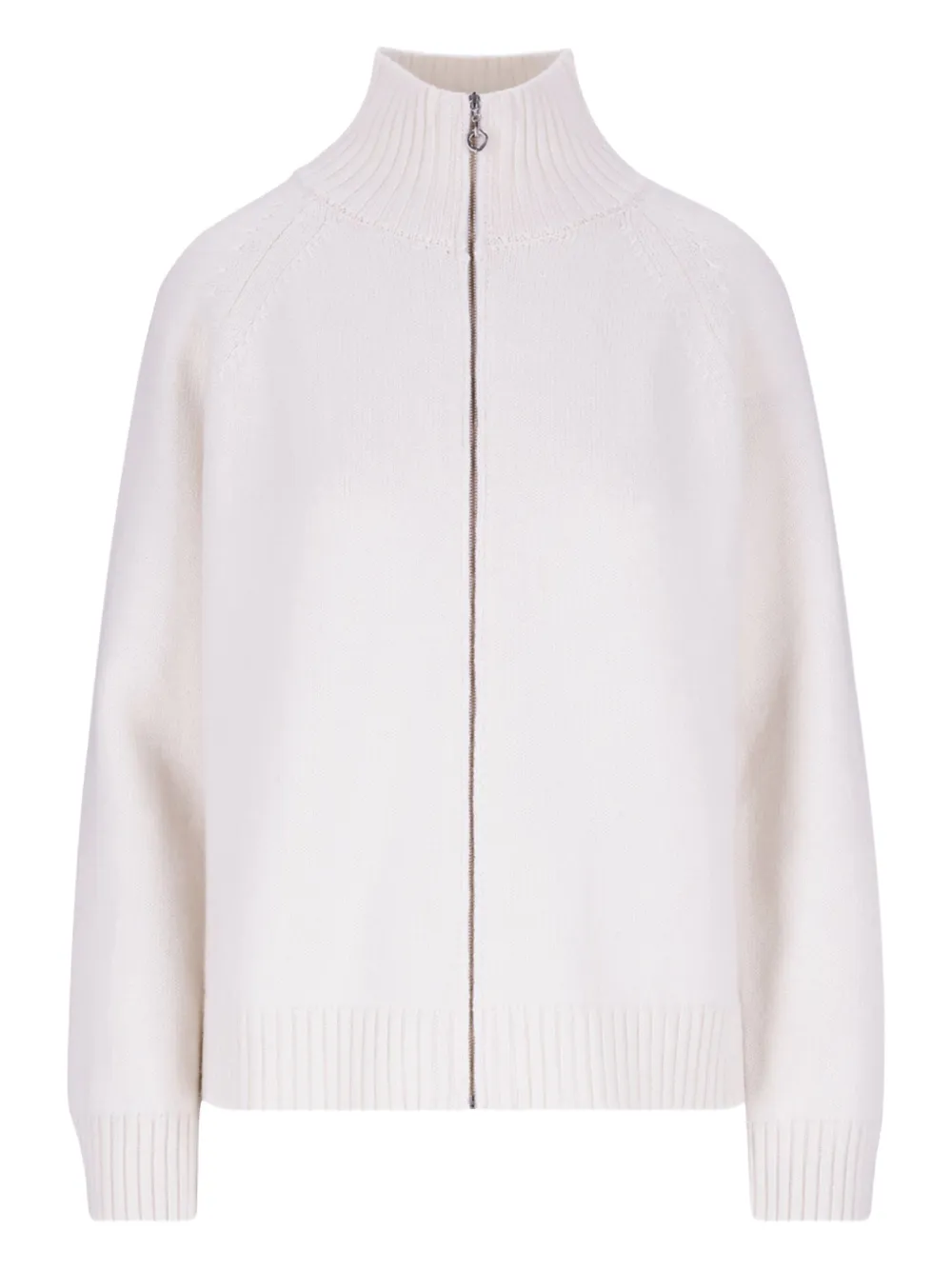 Ether Alya Zip-up Cardigan In Neutral