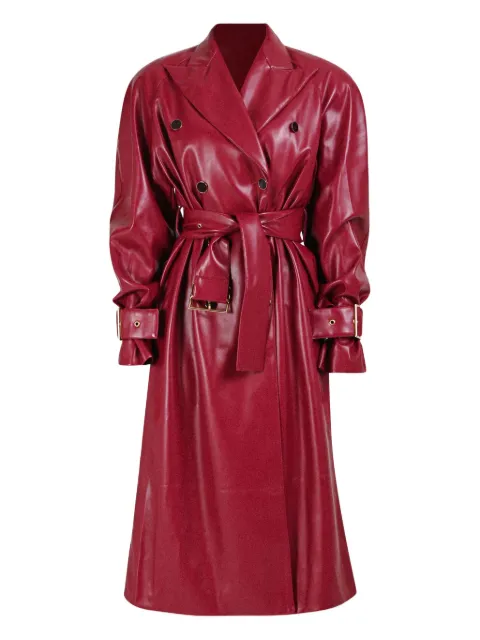 Rowen Rose double-breasted belted coat