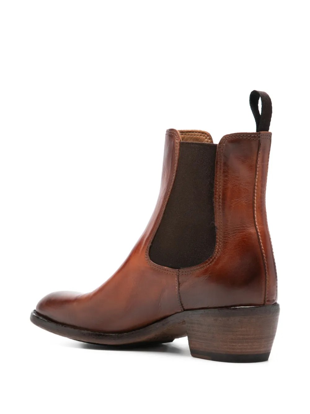  Shoto 45mm Pull-tab Boots - Brown 
