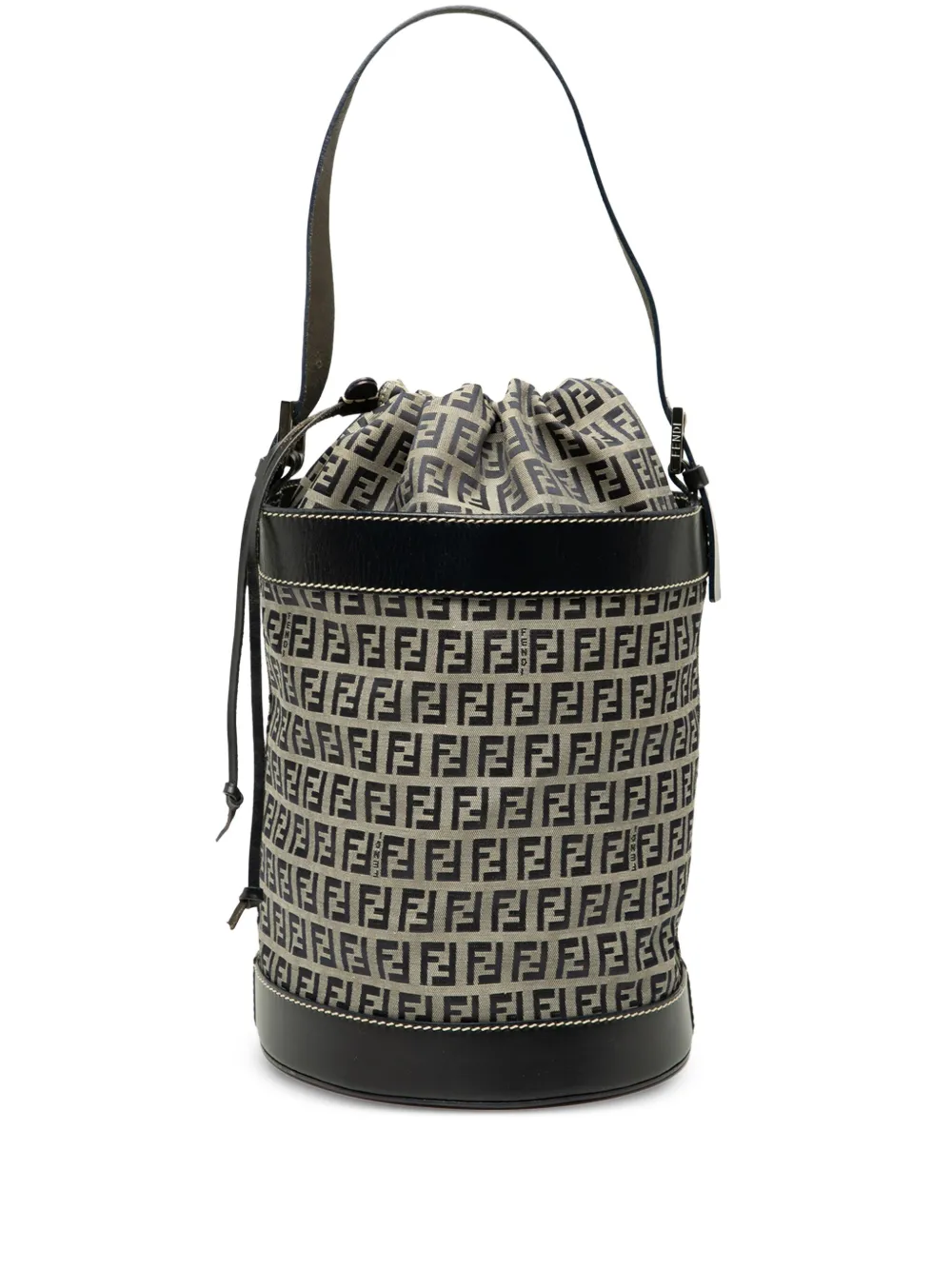 Fendi Pre-Owned 2000-2017 Zucchino Canvas bucket bag | Grey | Image 1