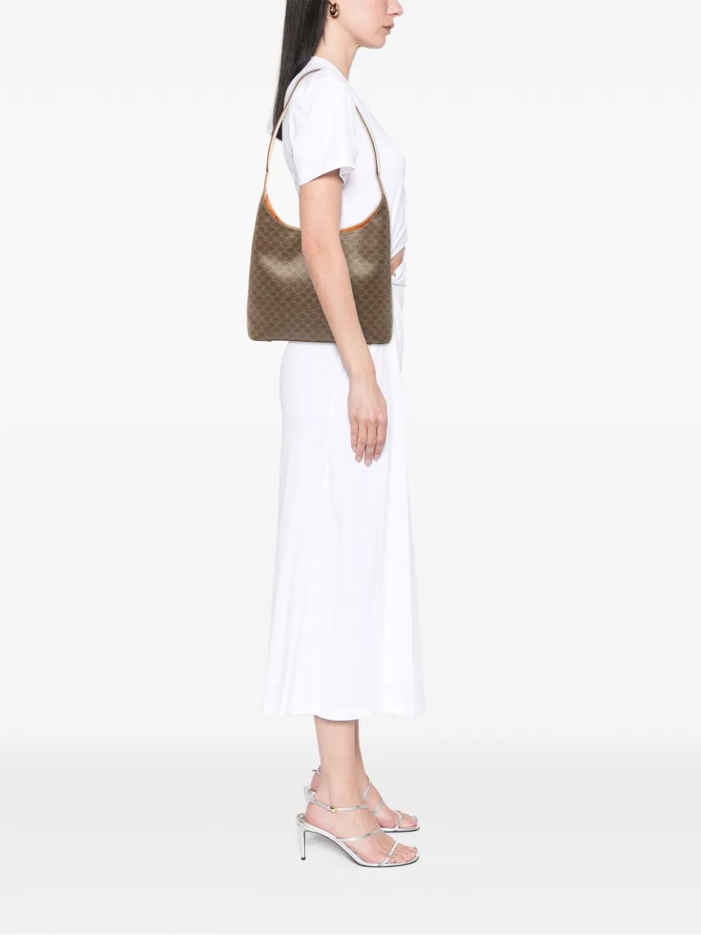 Celine Pre-Owned 1999 Macadam Coated Canvas shoulder bag | Pre-Owned | Image 2