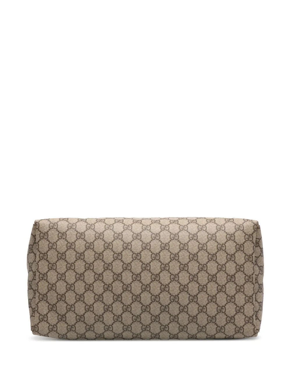 Pre-owned Gucci 2000-2015 Gg Supreme Diaper Messenger Bag Crossbody Bag In Brown