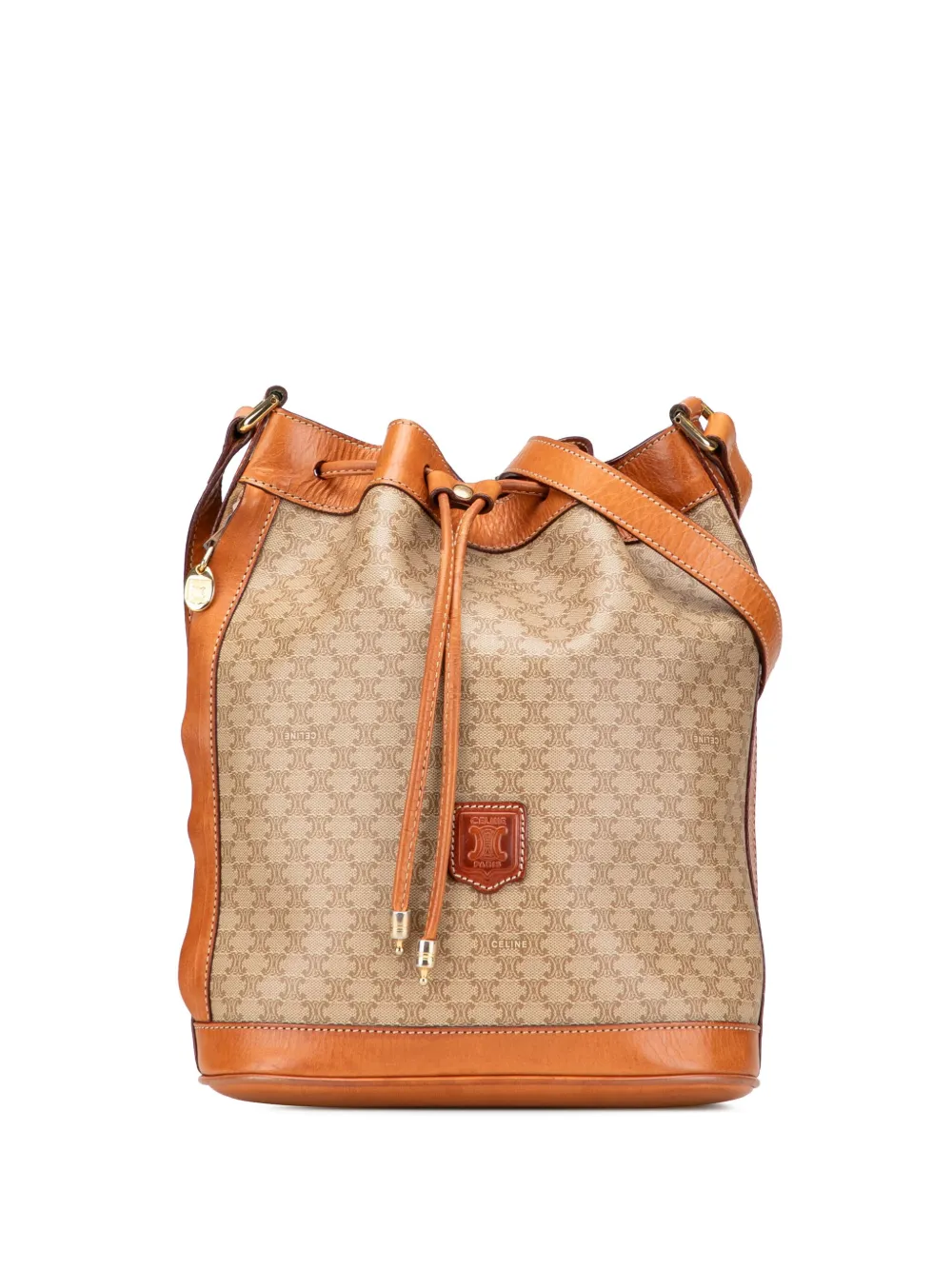 Celine Pre-Owned sac seau en toile enduite à lien de resserrage (2009) | marron | Image 1
