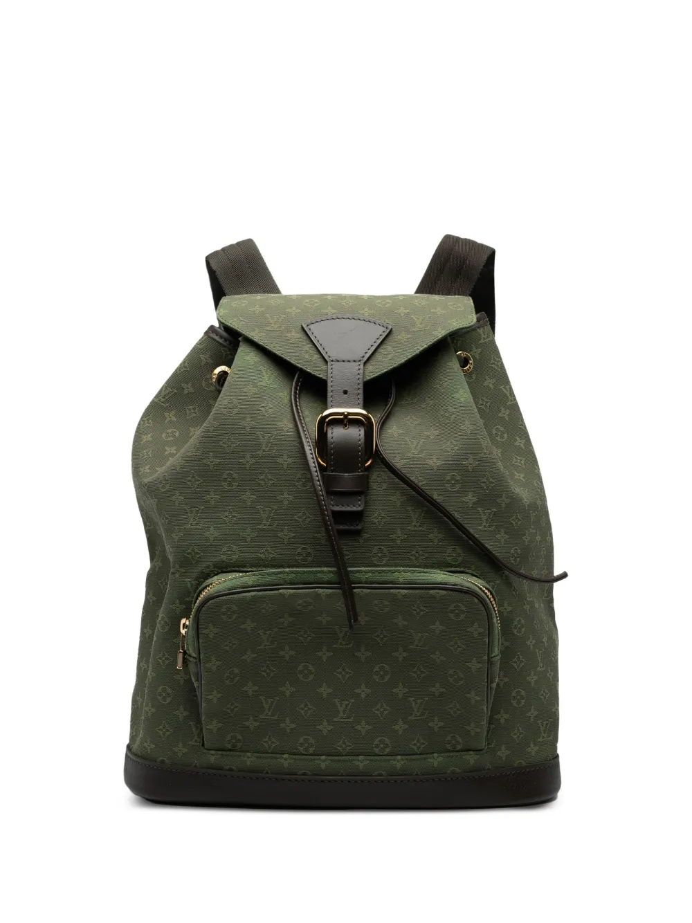 Louis Vuitton Pre-Owned 2003 Monogram Mini Lin Montsouris GM backpack | Green | Image 1