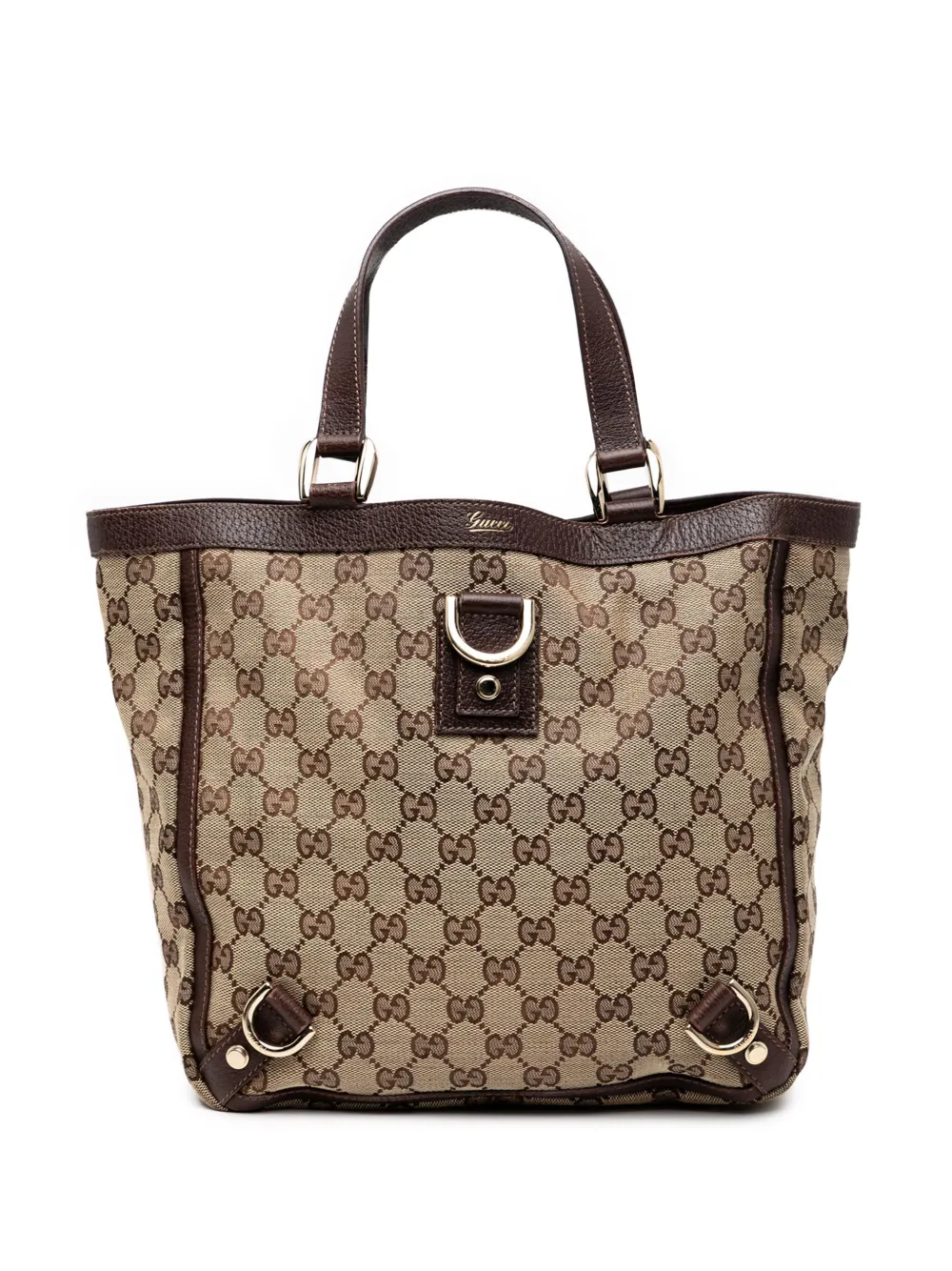 Gucci Pre-Owned 2000-2015 GG Canvas Abbey D Ring tote bag | Brown | Image 1