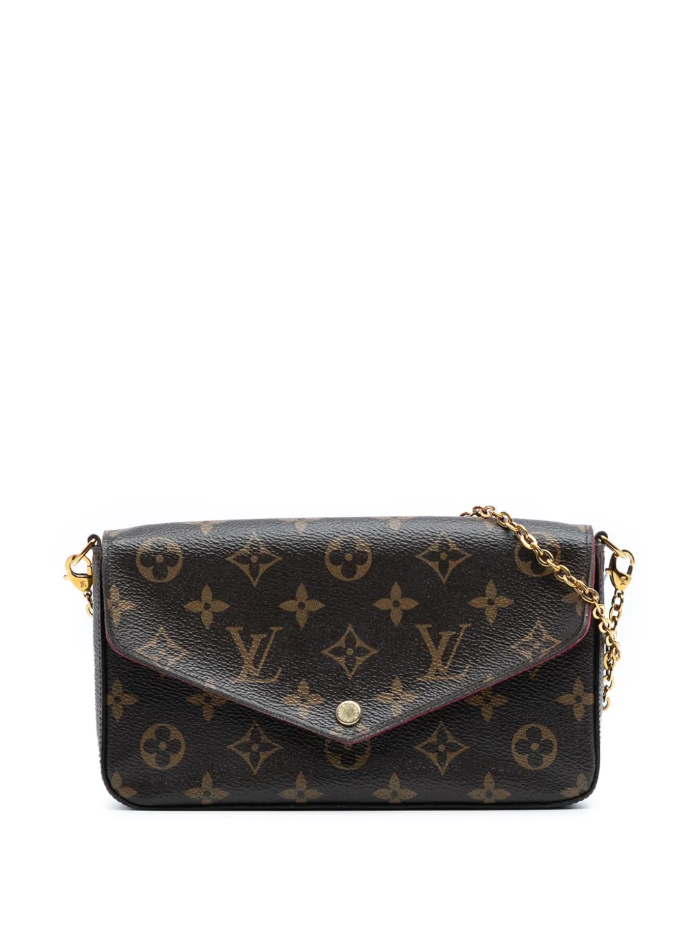 Louis Vuitton Pre-Owned 2018 Monogram Pochette Felicie crossbody bag - Marrone