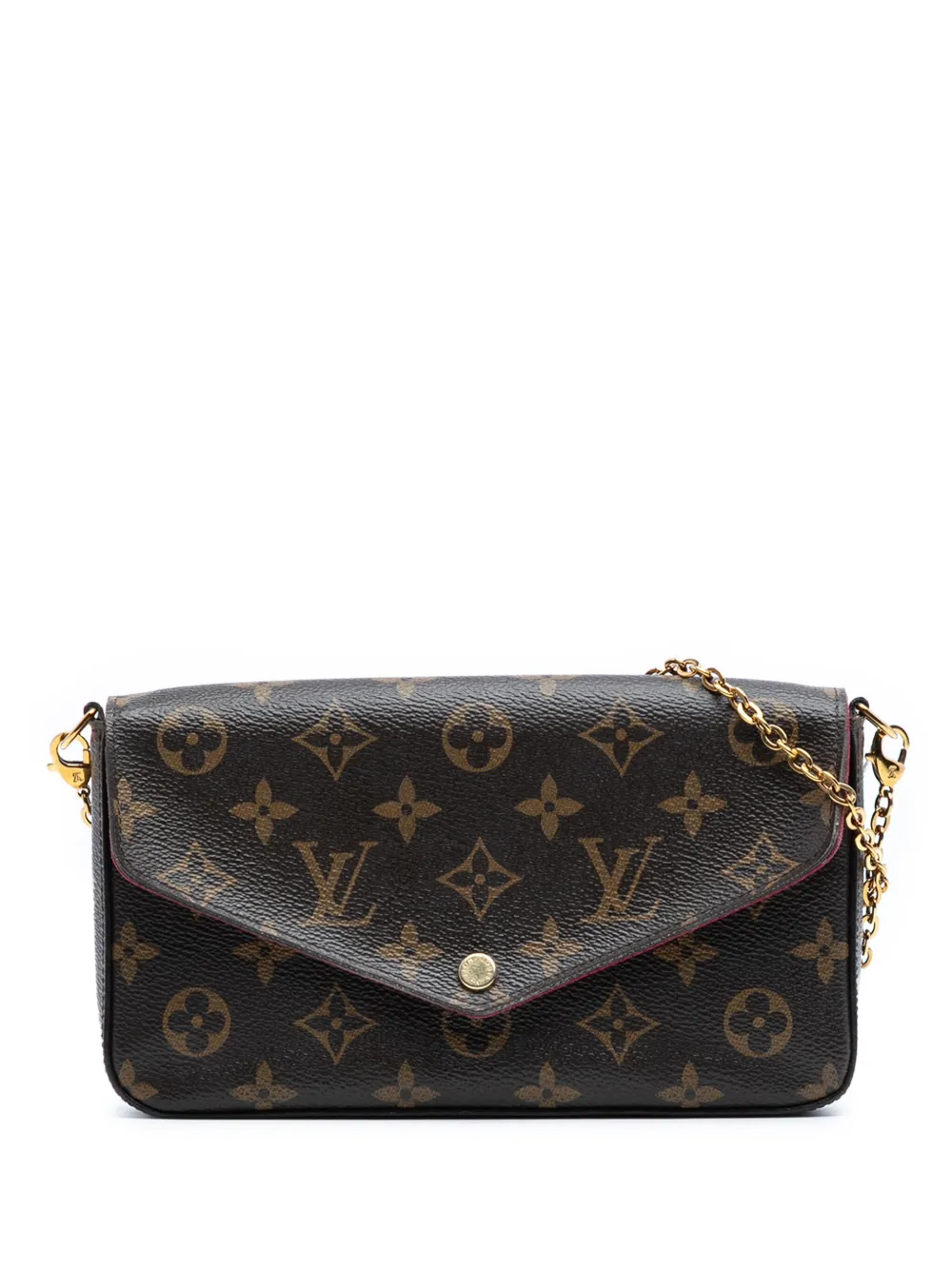 Louis Vuitton Pre-Owned 2018 モノグラム ポシェット フェリーチェ ショルダーバッグ - ブラウン Louis Vuitton Pre-Owned 2018 モノグラム ポシェット フェリーチェ ショルダーバッグ - ブラウン