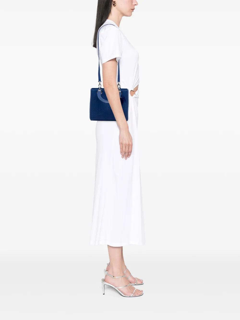 Christian Dior Pre-Owned 2014 Medium Lambskin Cannage Lady Dior satchel | Pre-Owned | Image 2