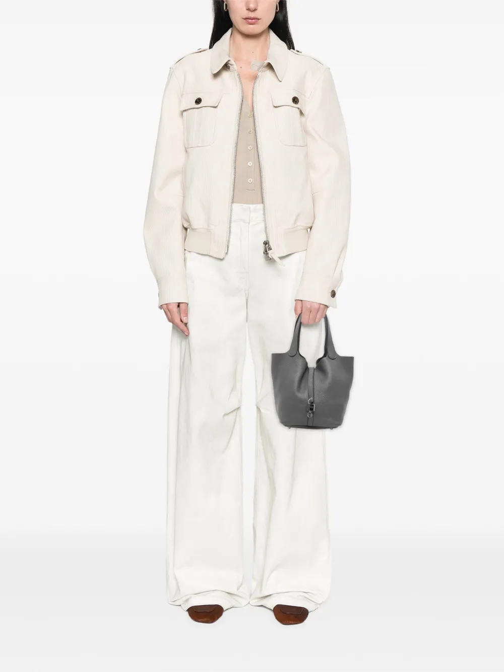 Hermès Pre-Owned 2013 Clemence Picotin Lock 22 handbag | Pre-Owned | Image 2