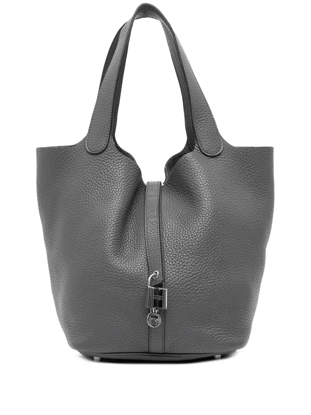 Hermès Pre-Owned 2013 Clemence Picotin Lock 22 handbag | Grey | Image 1