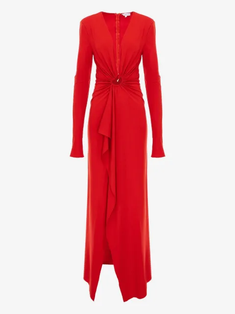 CuAnna Katherina ring-detail maxi dress
