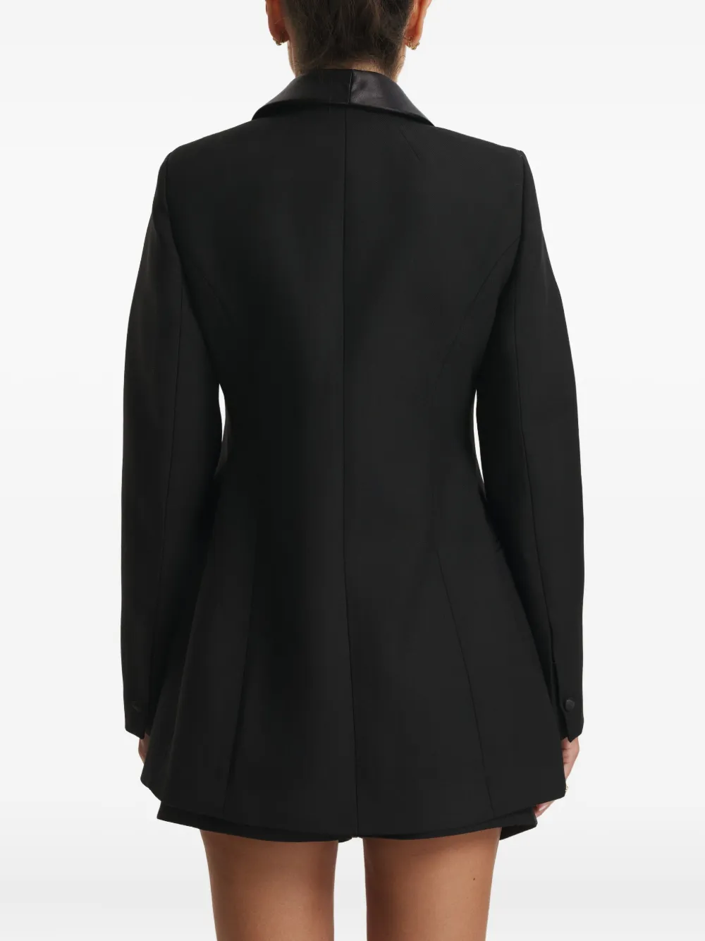 Cuanna Bella Shawl-lapel Blazer In Black