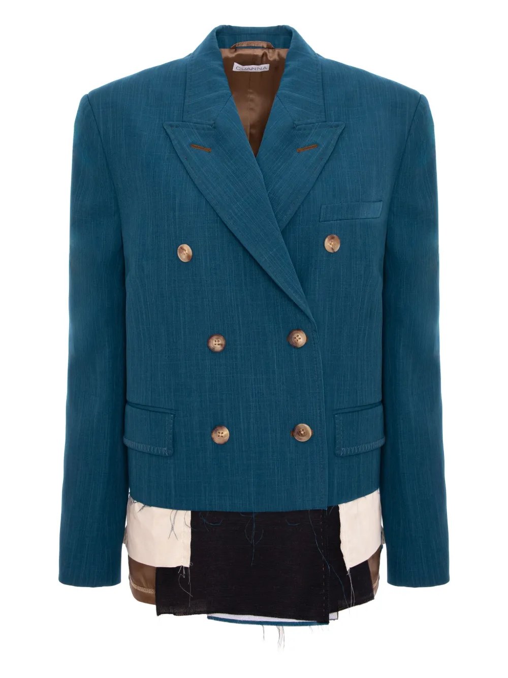 Cuanna Margie Double-breasted Blazer In Blue