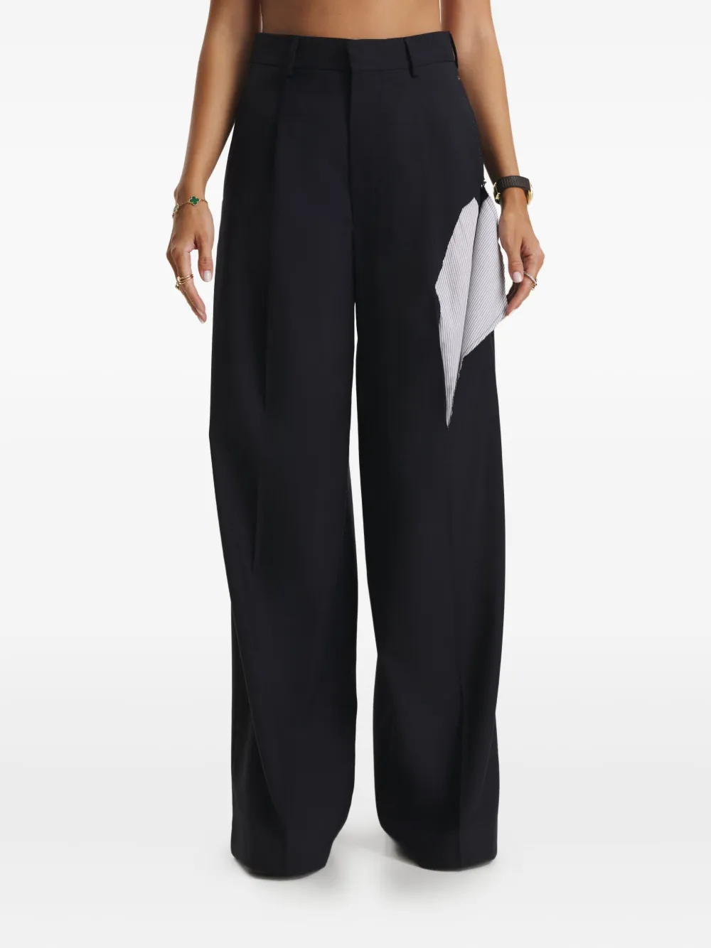 Cuanna Tyra Cut-out Trousers In Blue