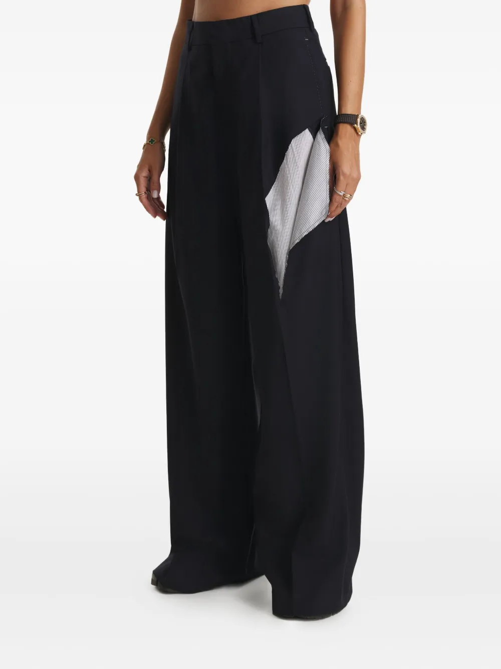Cuanna Tyra Cut-out Trousers In Blue