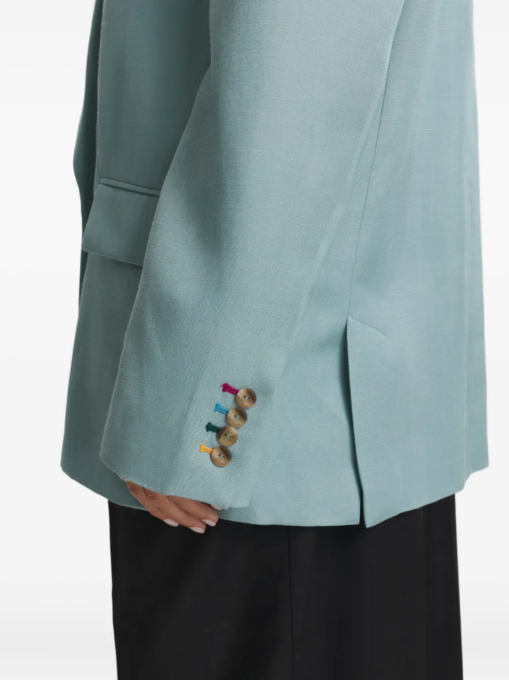 Cuanna Betty Double-breasted Blazer In Blue