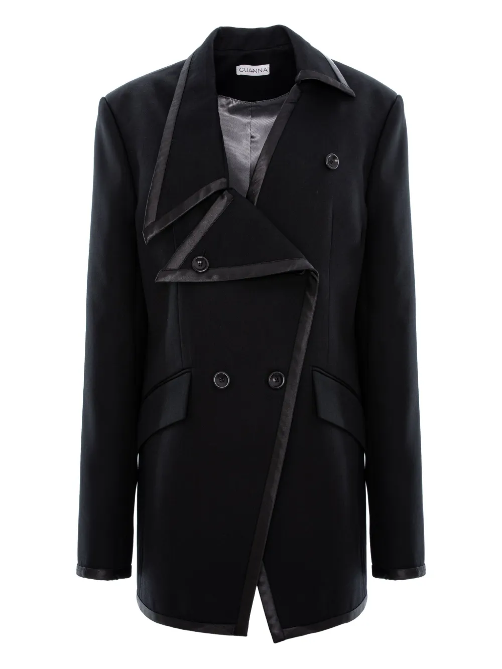 Cuanna Mira Double-breasted Blazer In Black