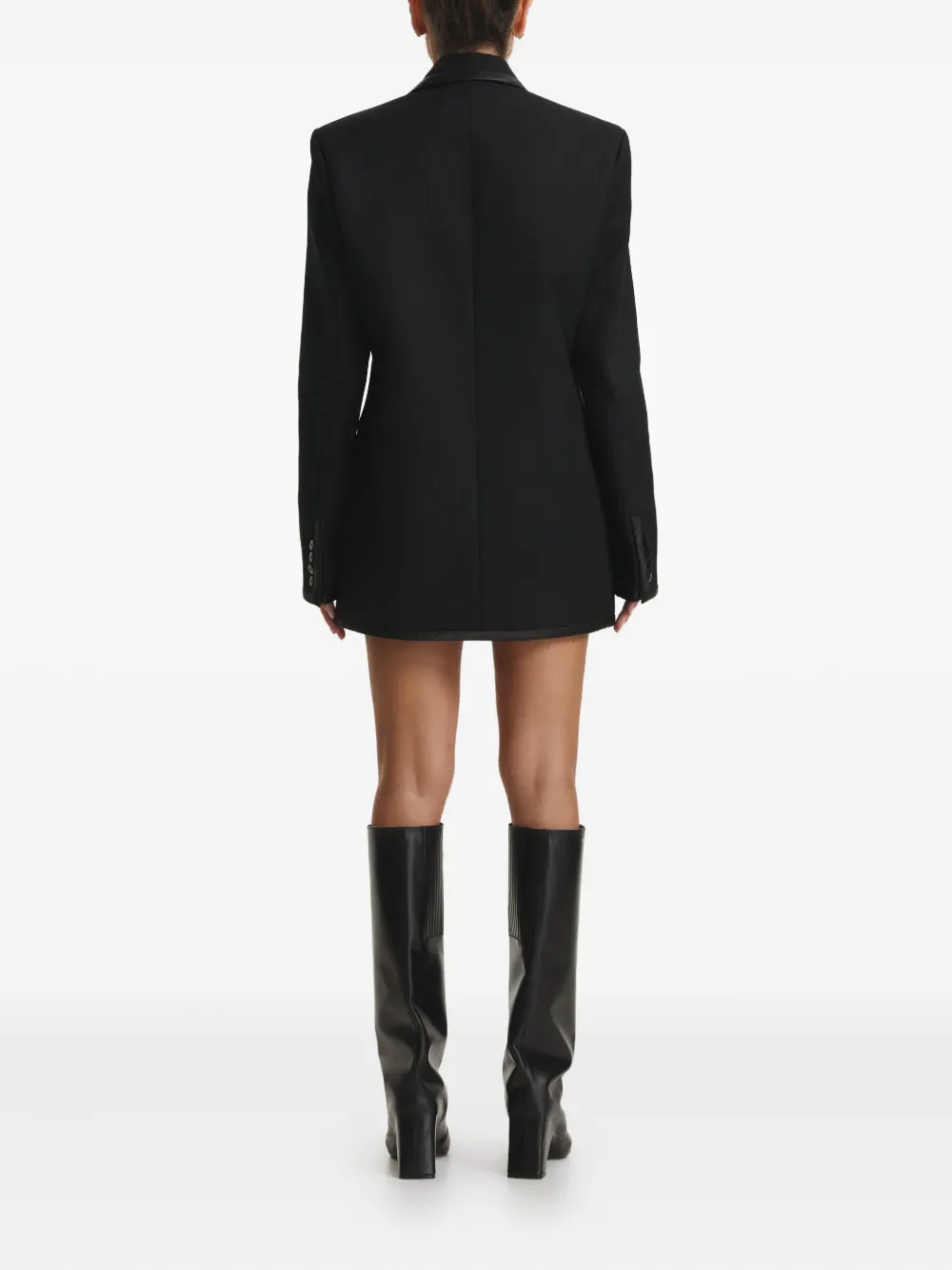 Cuanna Mira Double-breasted Blazer In Black