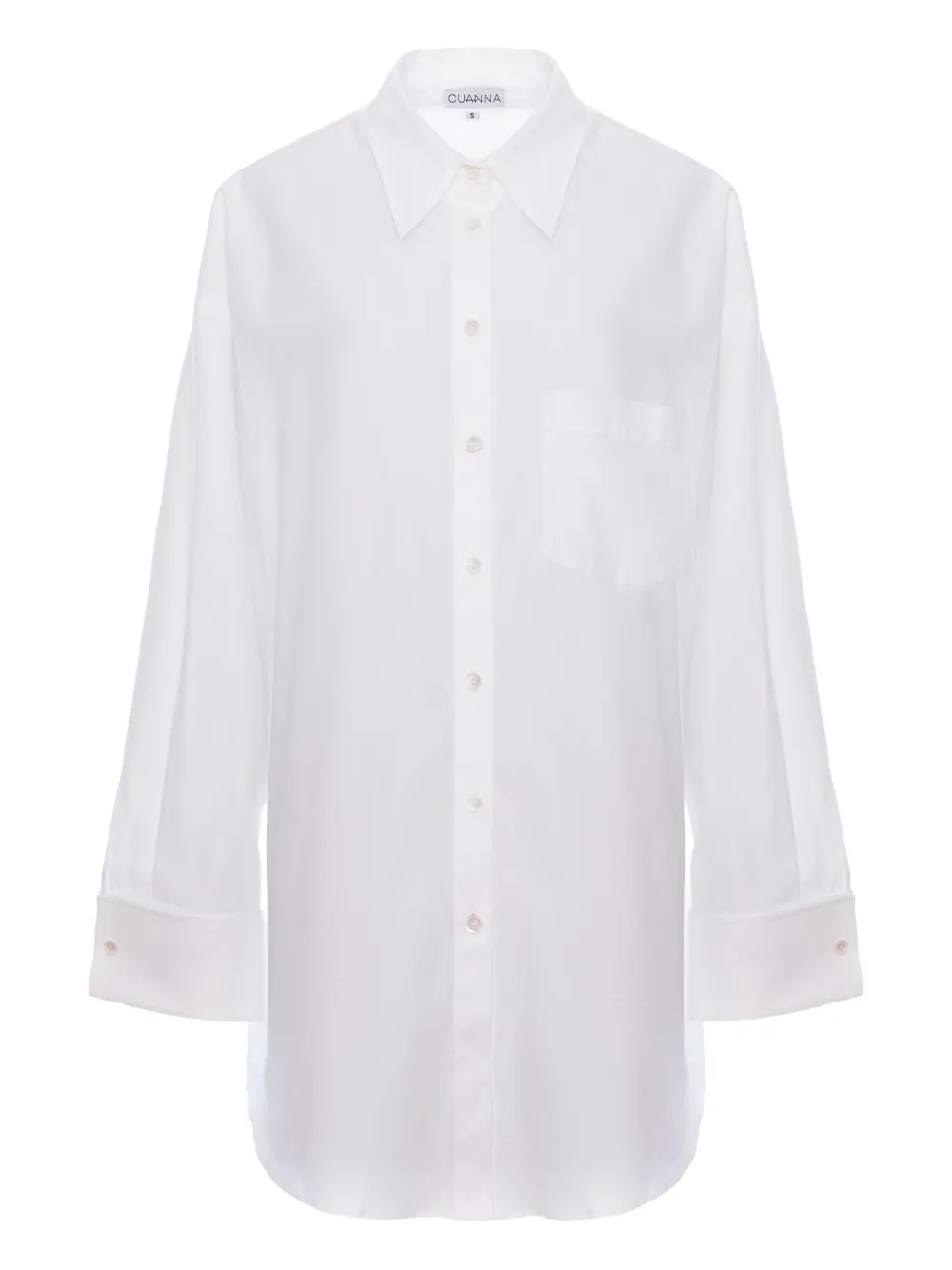 Cuanna Margie Chest-pocket Shirt In White