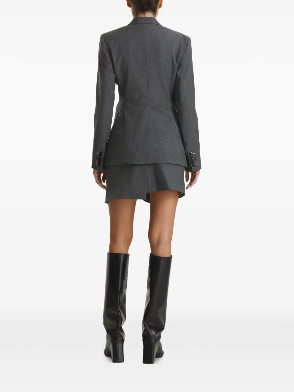Cuanna Wanda Zip-up Jacket In Gray