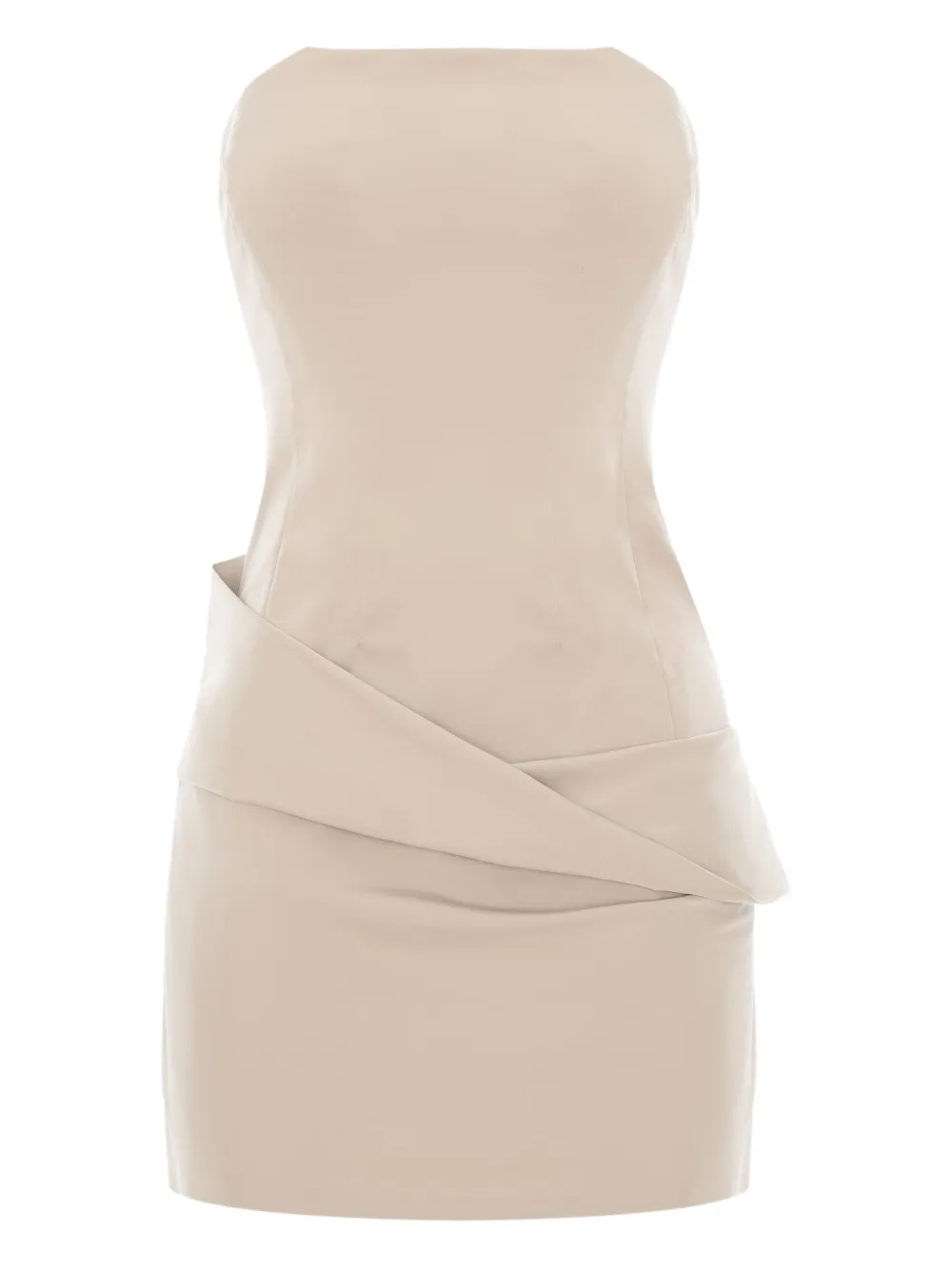 Cuanna Palermo Strapless Mini Dress In Neutral