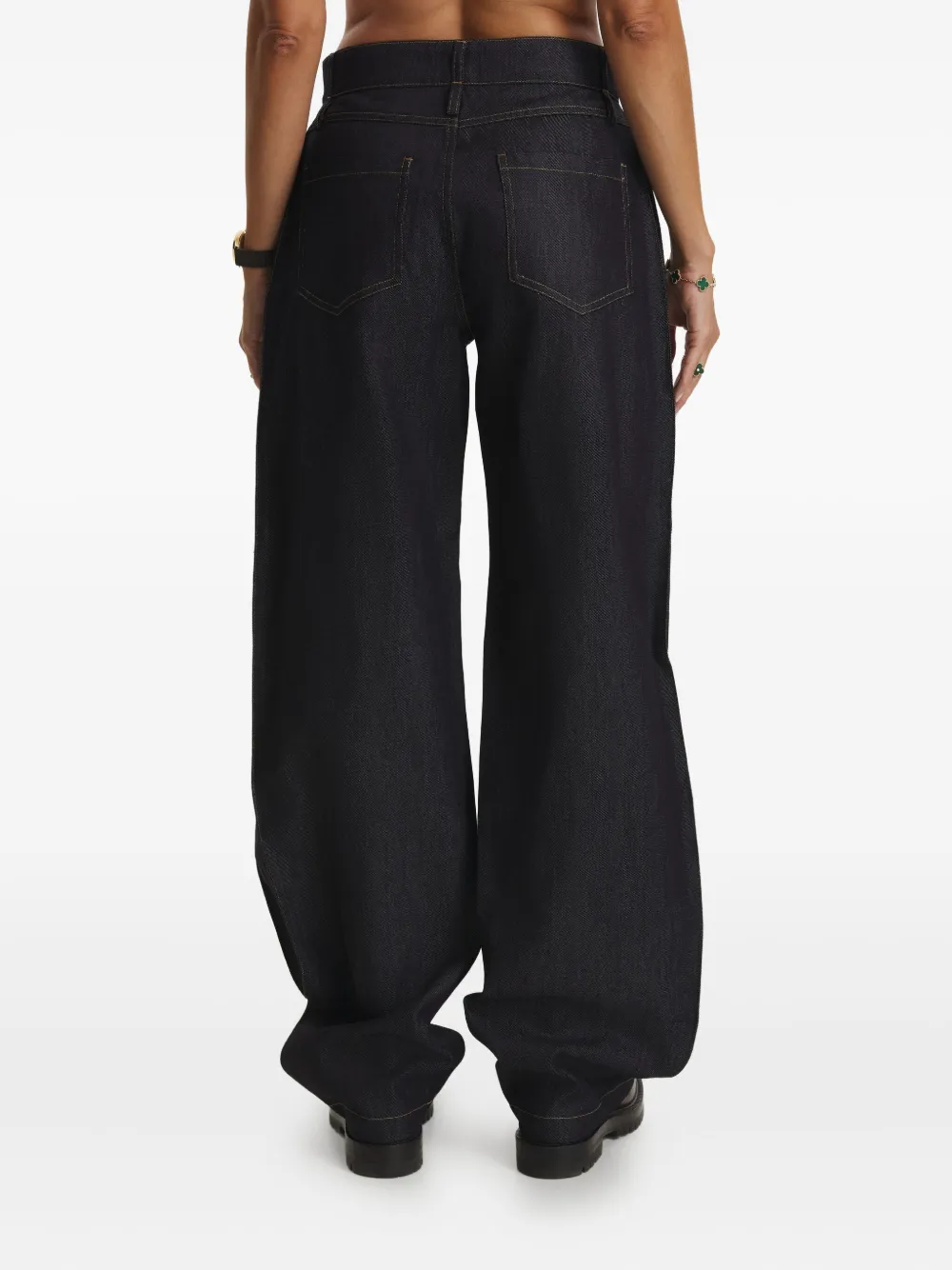 Cuanna Concealed-fastening Jeans In Multi
