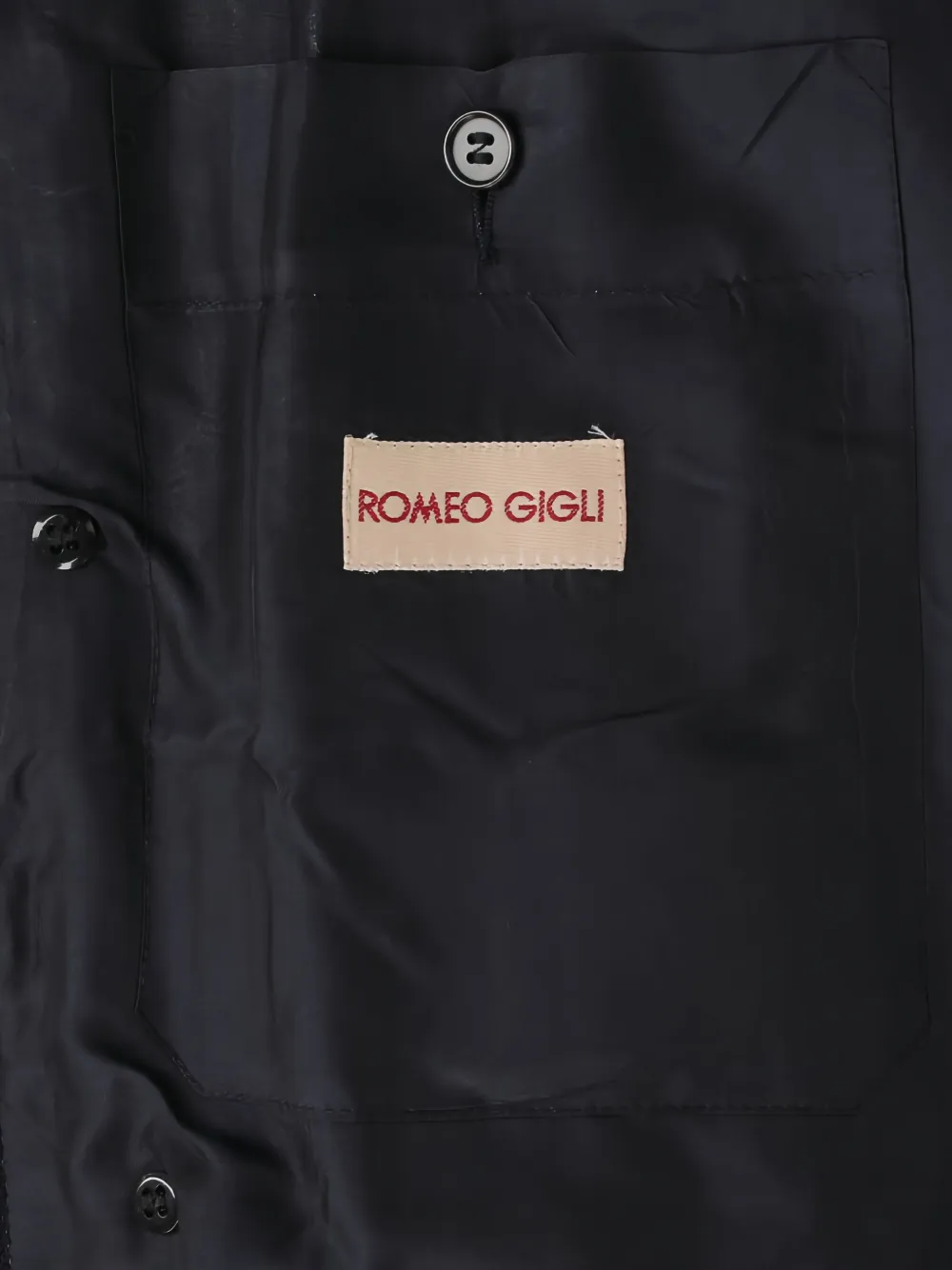 Romeo Gigli Pre-Owned ベルテッド ボタン コート | ブルー | FARFETCH JP