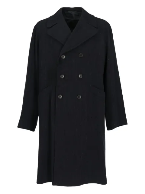 Romeo Gigli Pre-Owned buttoned belted coat