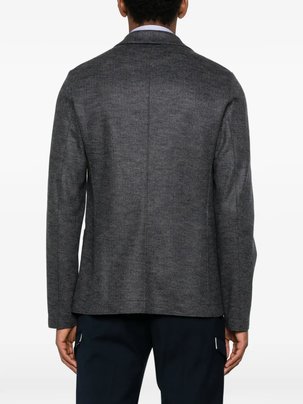 Harris Wharf London Blazer met enkele rij knopen Grijs