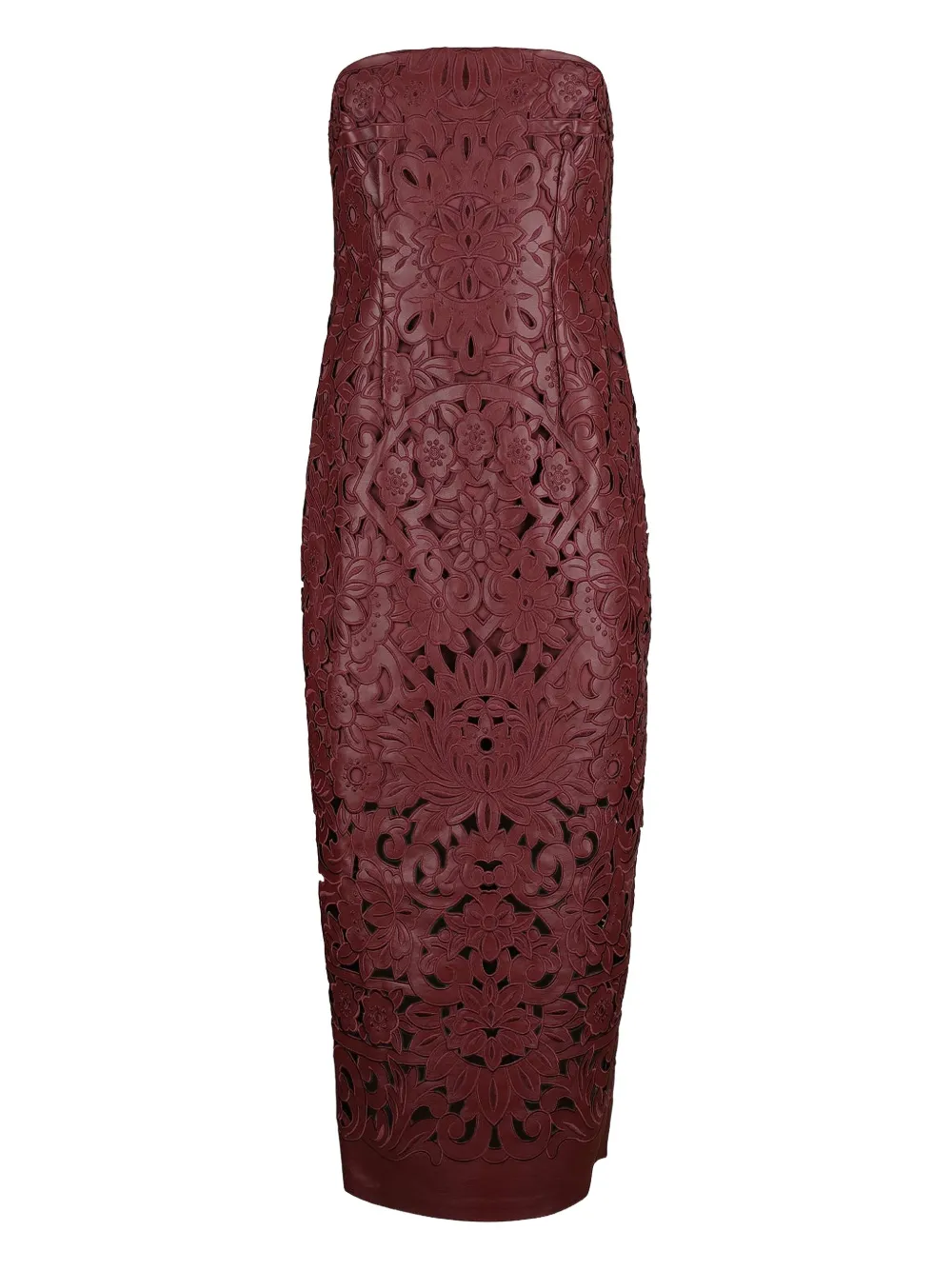 Cult Gaia Raylene Maxi Dress In Burgundy