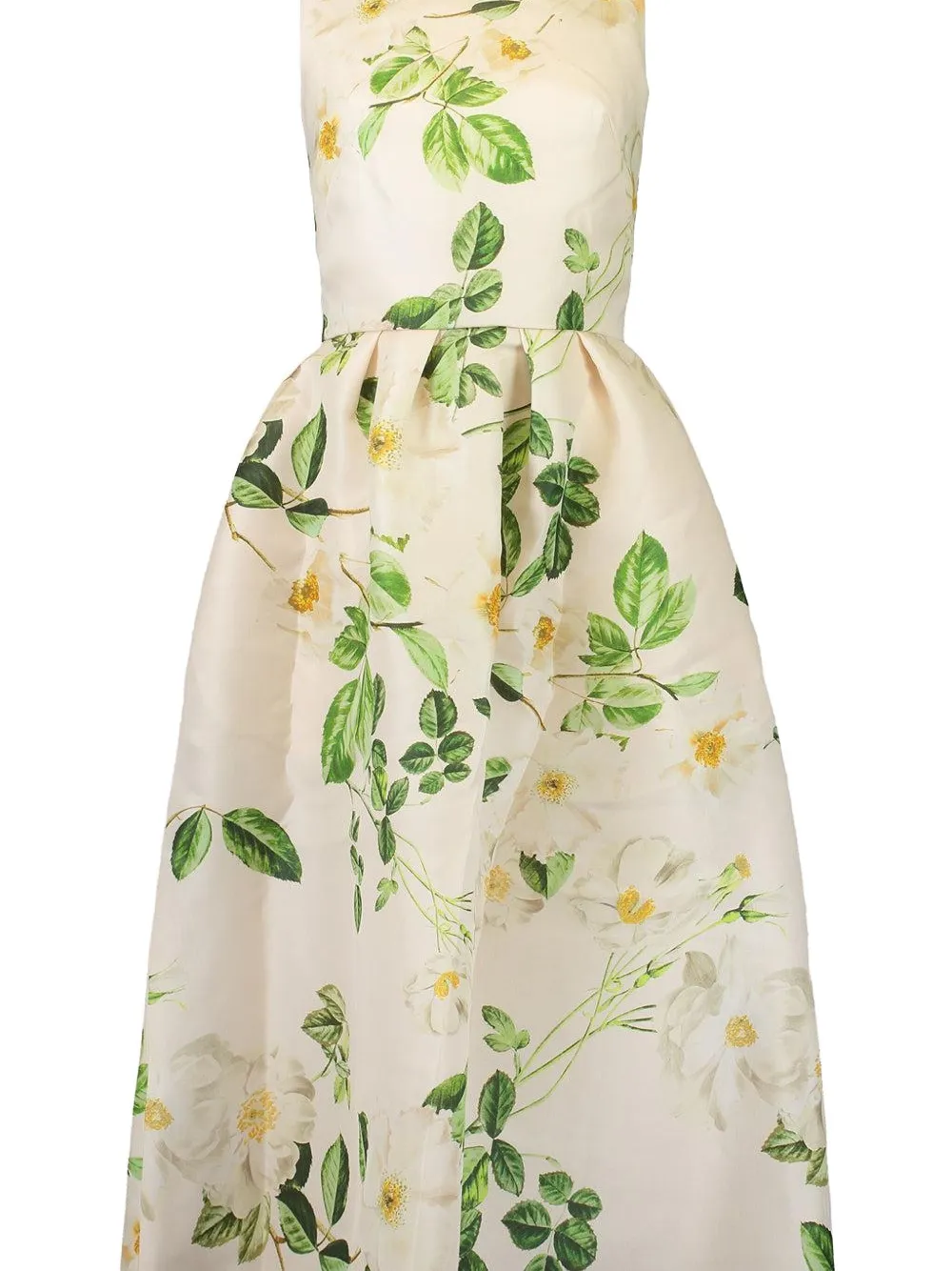 Monique Lhuillier Floral-print Maxi Dress In Multi