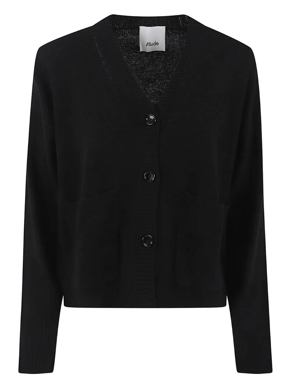 Allude button pocket cardigan | Black | Image 1