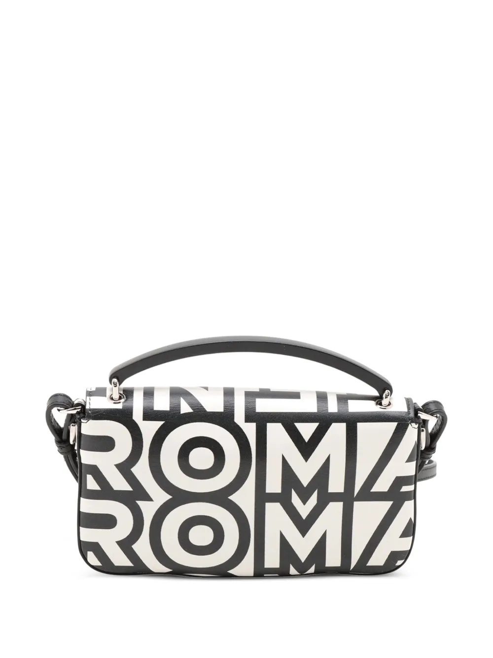 Fendi Pre-Owned 2010-2025 Marc Jacobs Nappa Vitello King Logo Print Baguette Phone Pouch satchel | Pre-Owned | Image 2