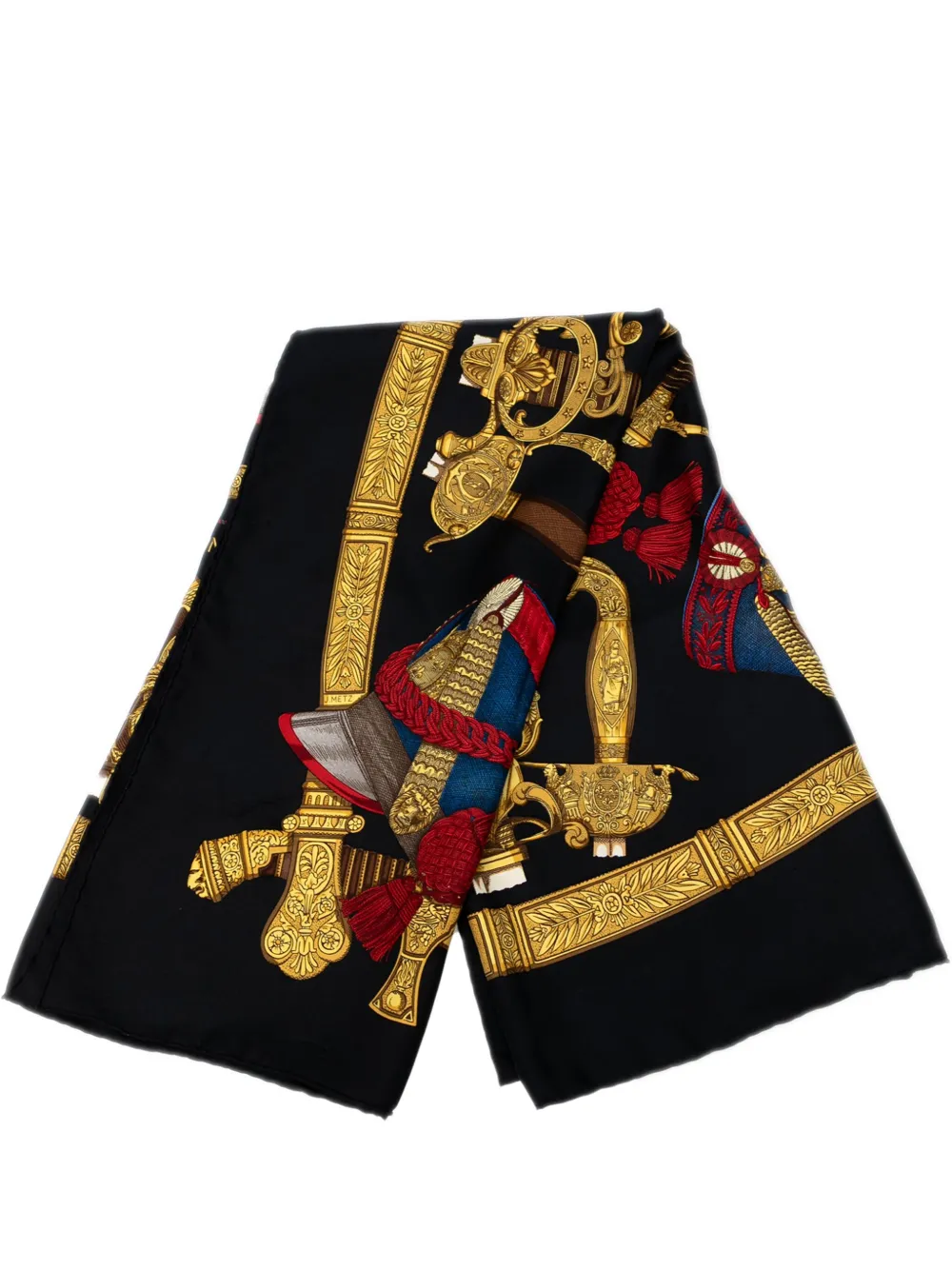 Hermès Pre-Owned 20th Century Grand Uniforme Silk Scarf 90 scarves - Hermès Pre-Owned 20th Century Grand Uniforme Silk Scarf 90 scarves -